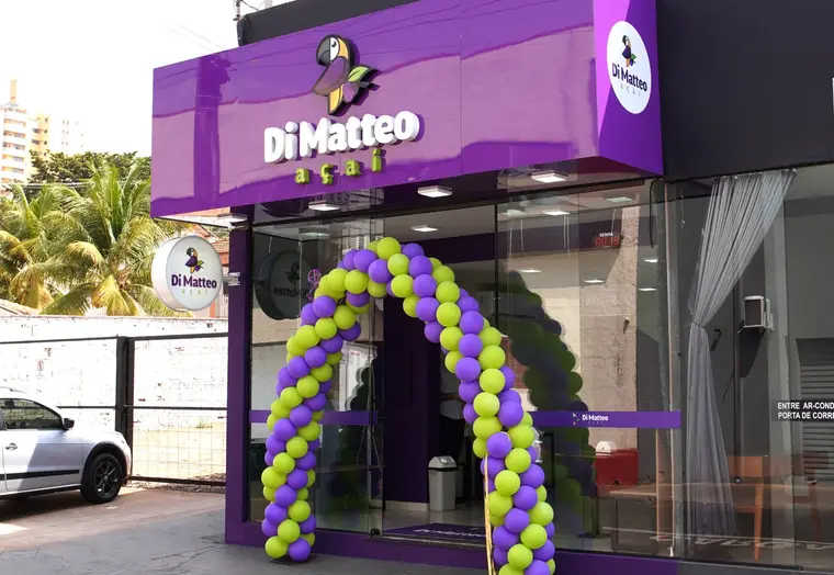 Fachada da loja Di Matteo Açaí